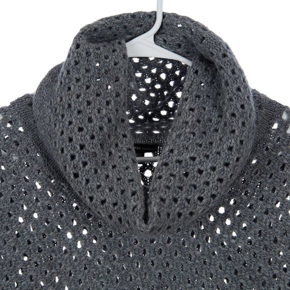James Perse Gray Cowl Neck Sweater Wool Alpaca Size 2 (US Med) - Picture 3 of 9